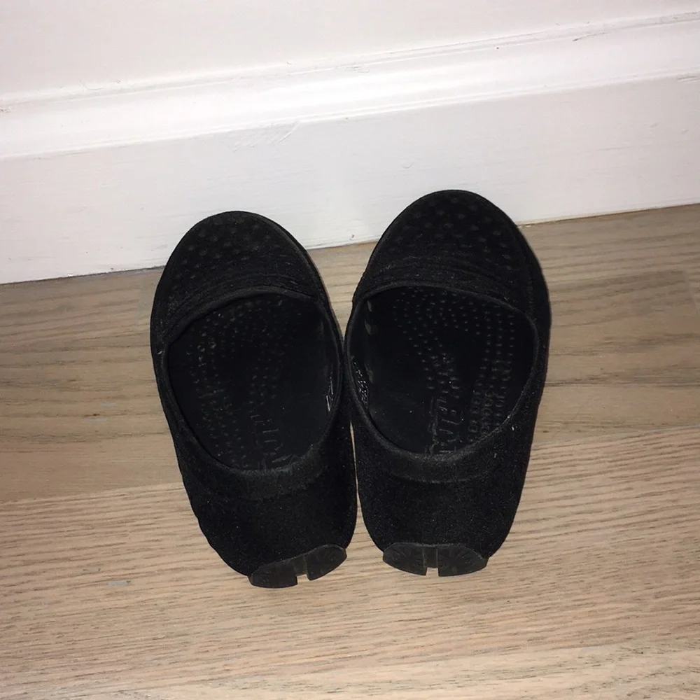 Floafers Black Suede Size 10